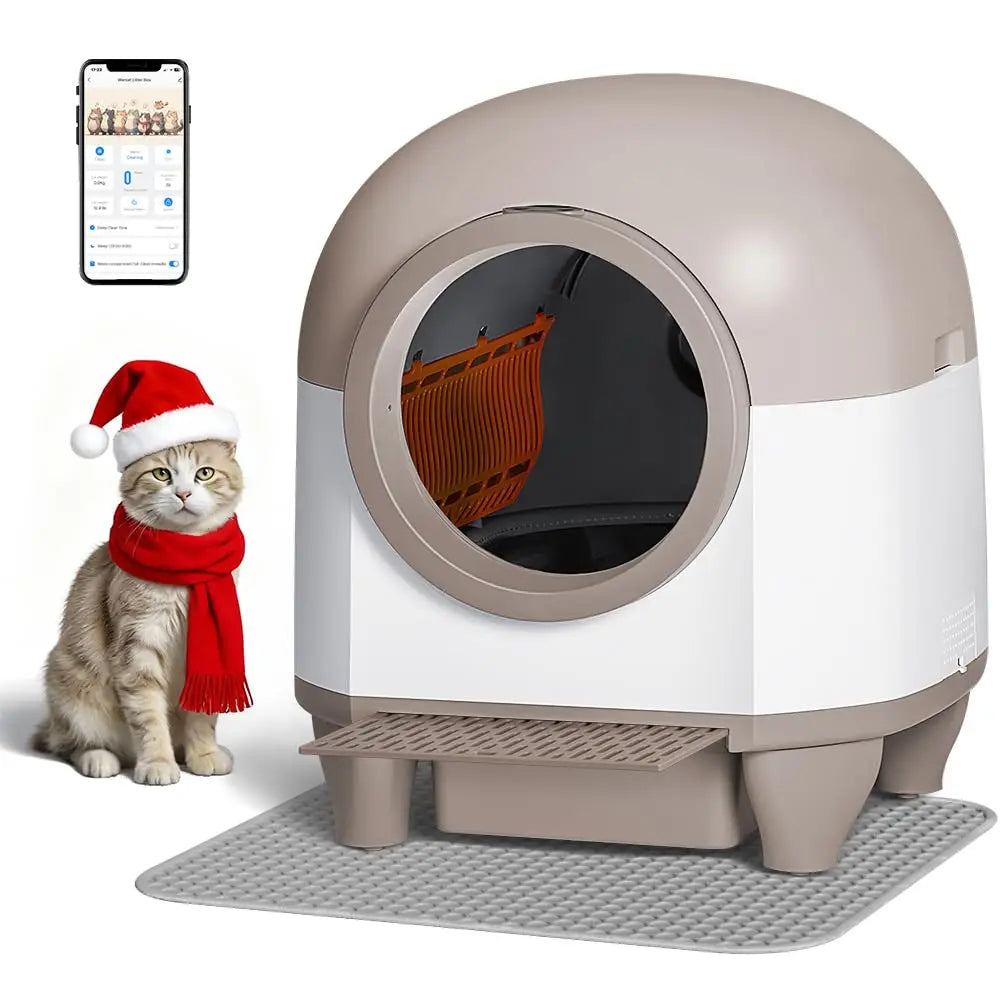 Automatic Self-Cleaning Litter Box With App Control And Safety Protection