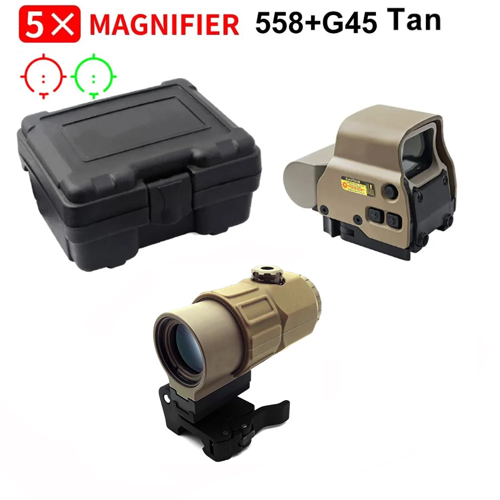Bestsight 558 Holographic Collimator Sight With Quick Detach Mount