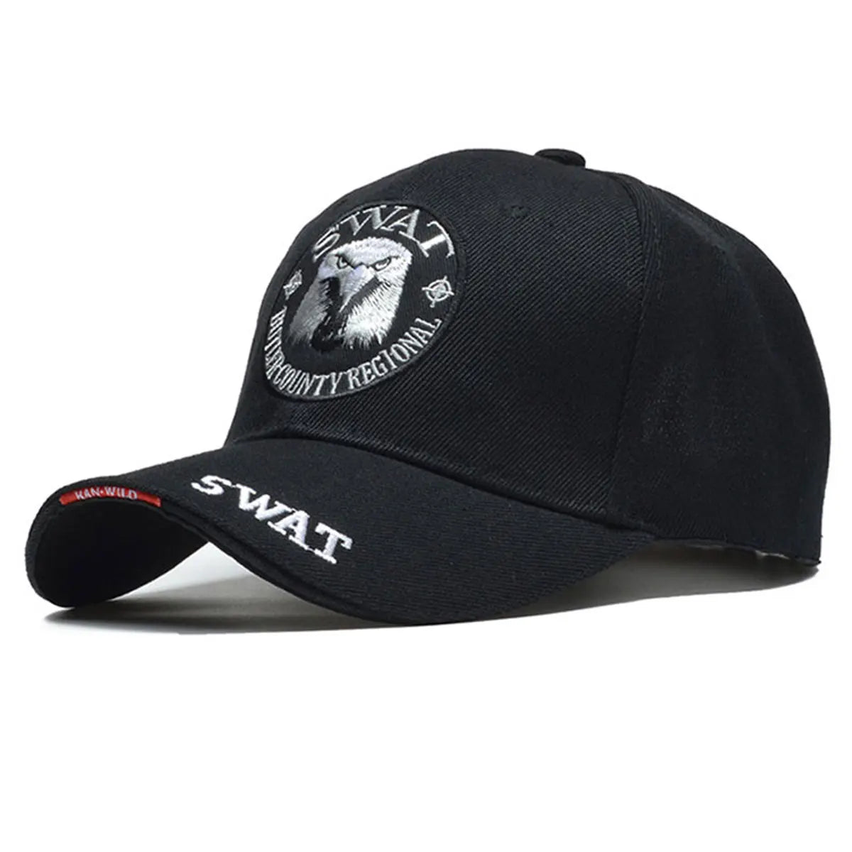 CN Zhejiang SWAT Eagle Embroidered Baseball Cap Unisex Adjustable Sunscreen