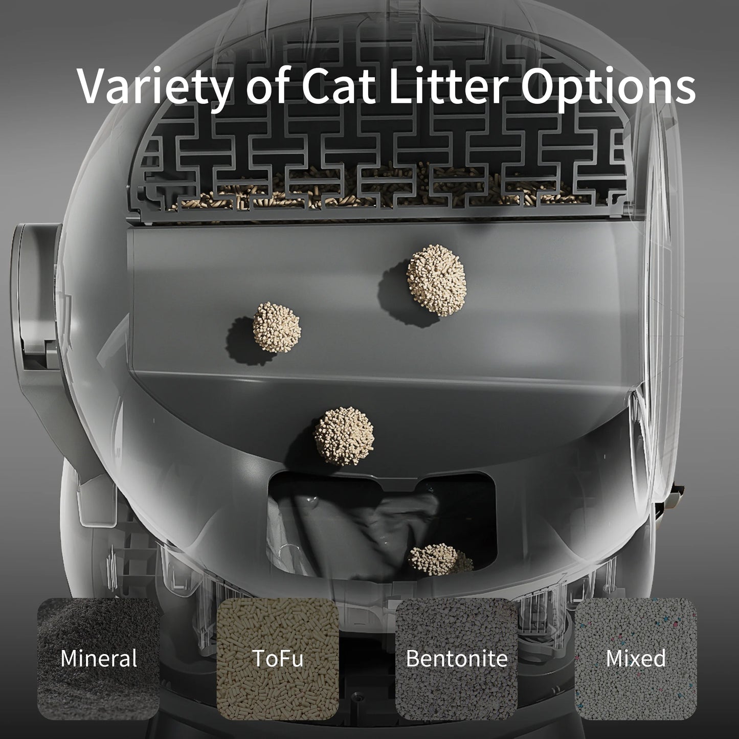 REDSASA Self Cleaning Litter Box With App Control For Cats