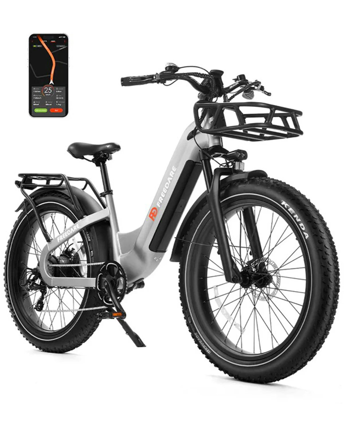 Freedare Fat Tire Electric Bike 1000W All Terrain EBike