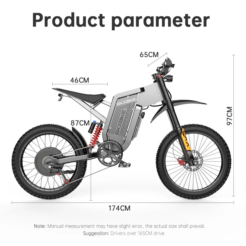 EKX X21 Max Electric Offroad Ebike 3000W Brushless Motor
