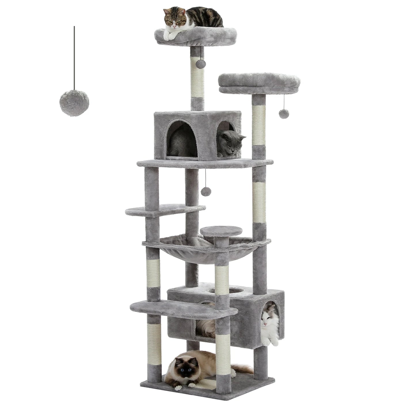 PAWZ Road Cat Tree and Tower with Sisal Scratching Posts