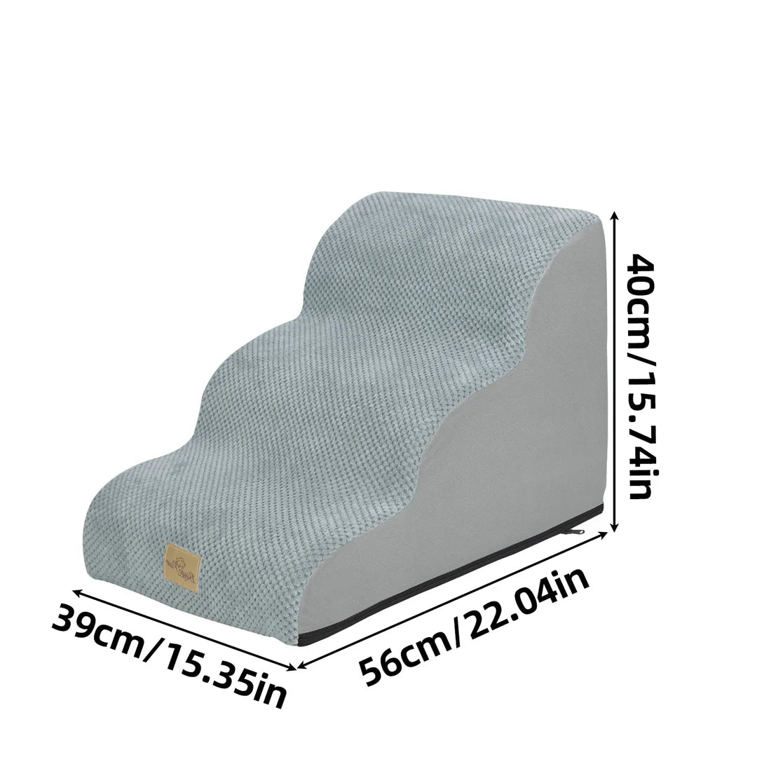 NONEDog High Density Foam Dog Steps For High Beds Sofas