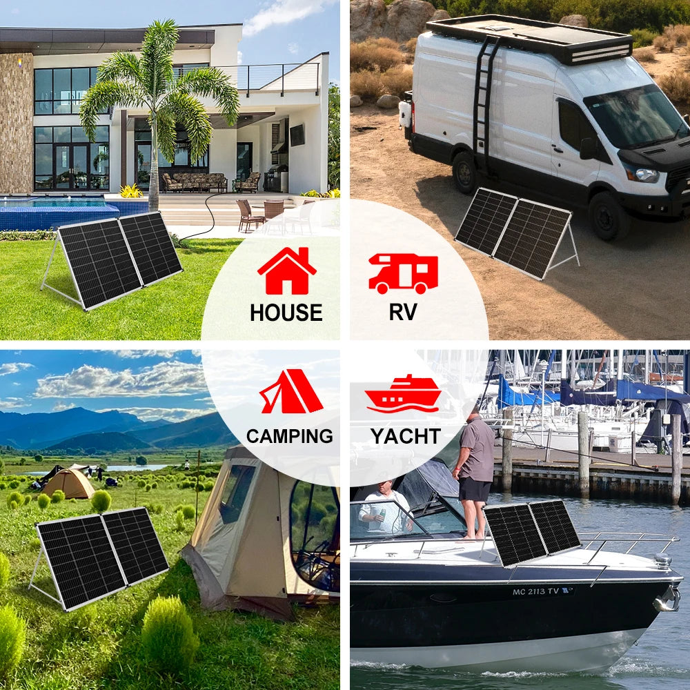 DOKIO 200W Foldable Solar Panel