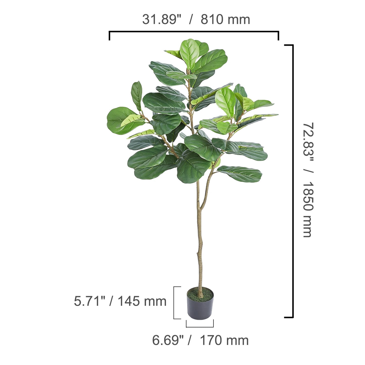 Artificial Olive Tree Faux Plant With Anti Tip Design For Stable Home Decor And Low Maintenance