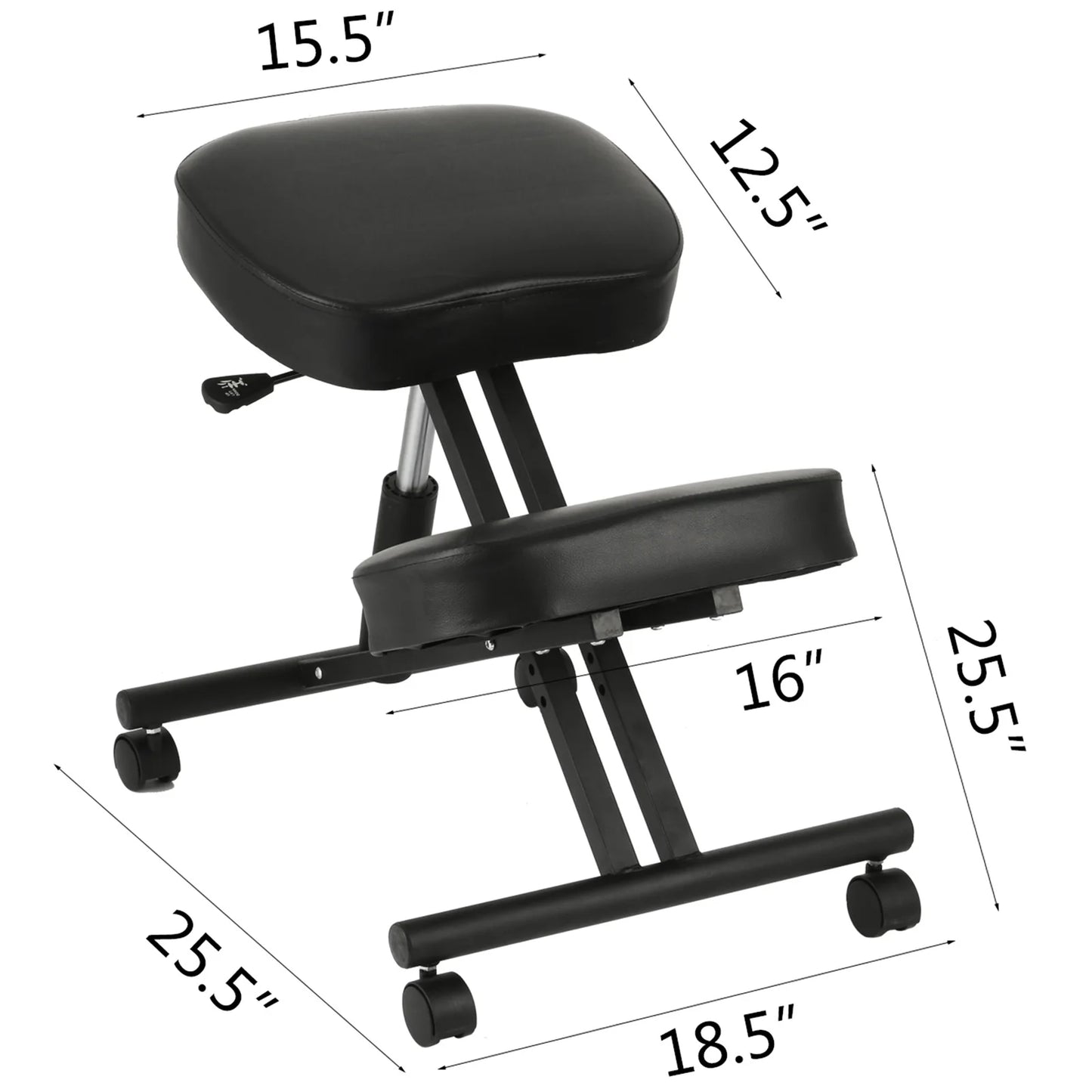 SucceBuy ErgonomicallyDesignedKneelingPostureChair With Ultra Thick MultilayerMemoryFoam Cushion