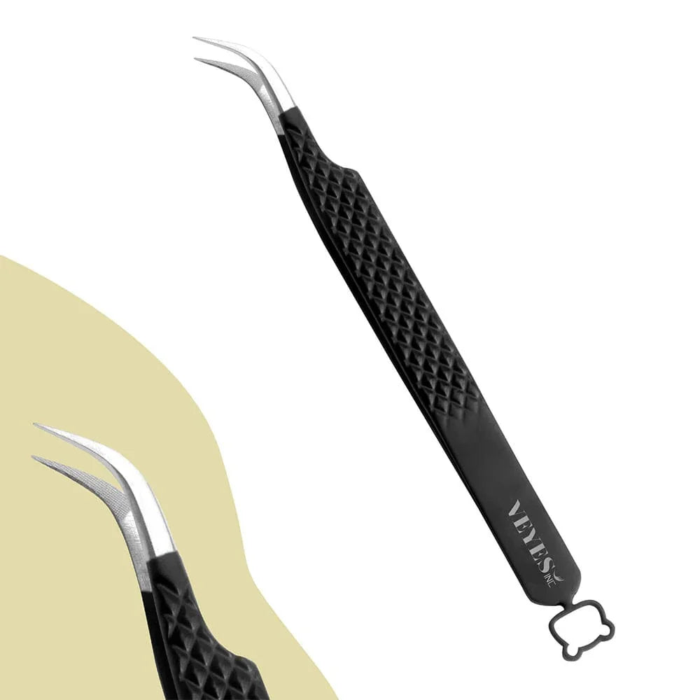 VEYES N1 Fiber Lash Tweezers Stainless Steel Professional