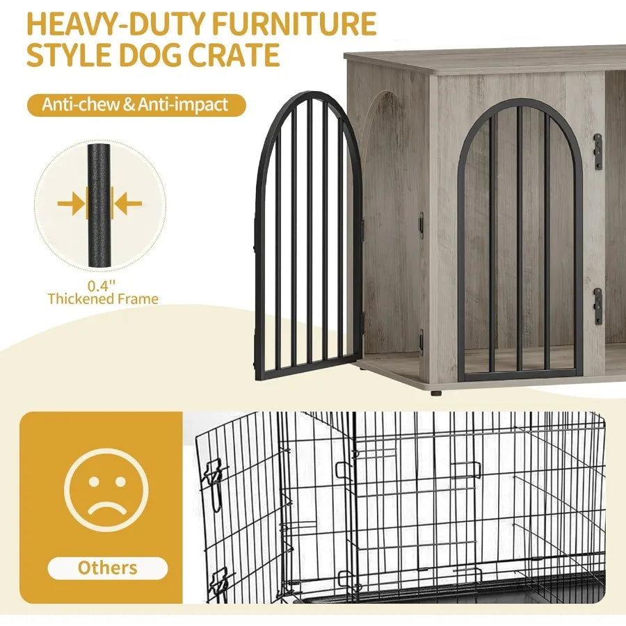 Sichuan CN Wooden Dog Crate Furniture For Small Dogs