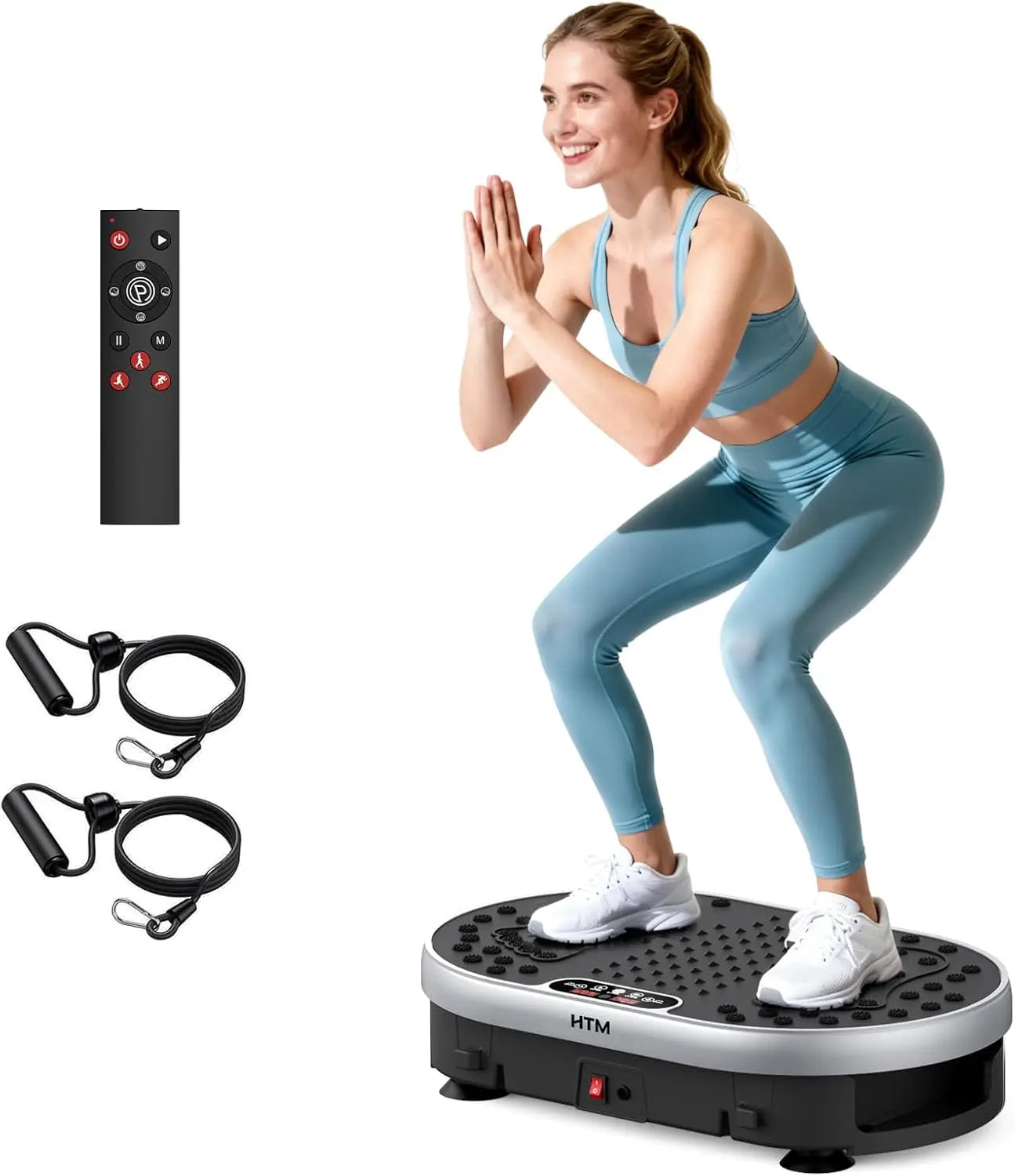 Vibration Plate Shaking Exercise Trainer 120 Speed Levels 9 Modes Anti-Slip Oscillating Platform for gym Workout Body Shaping