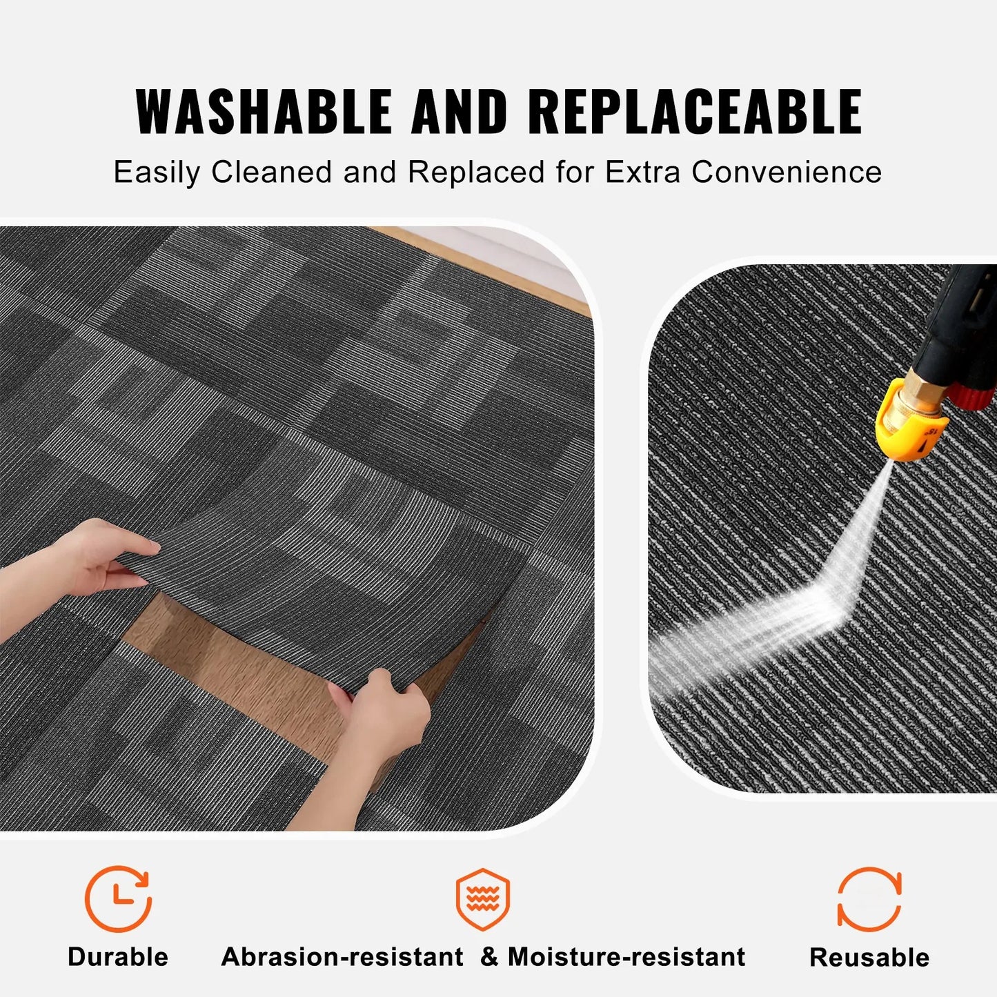 Carpet Tiles With Padding For Living Room Flooring