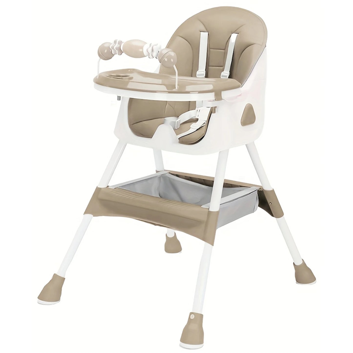 PIORLADO Foldable Baby High Chair E500 Tray Toy Rack