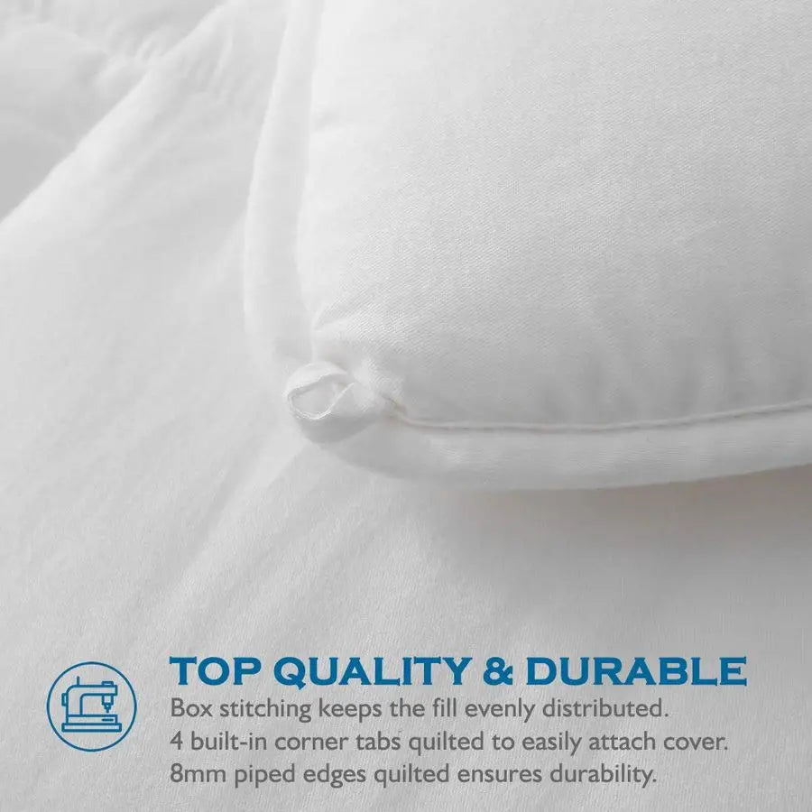 100 Cotton Duvet Insert Featherweight Lightweight Breathability Satin Shells Wool
