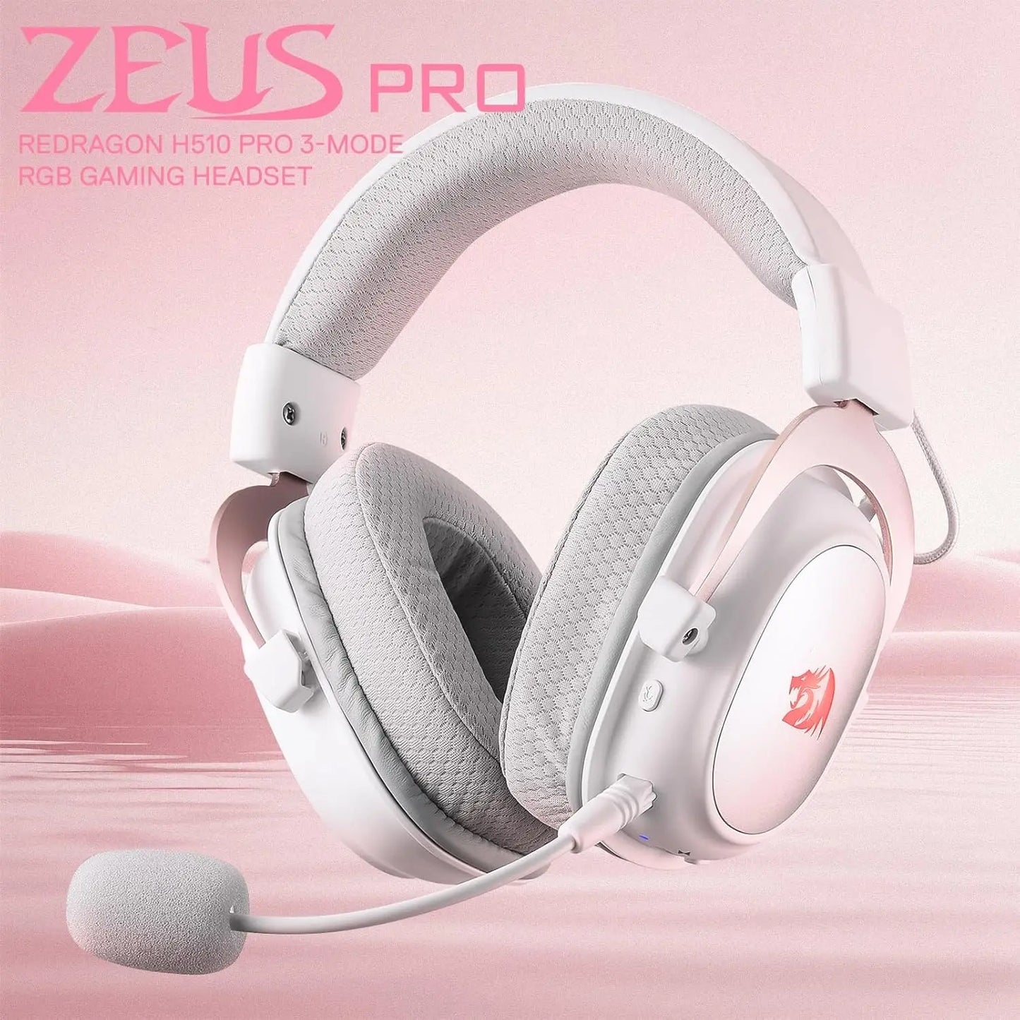Redragon H510 Pro RGB 7.1 Surround Sound Gaming Headset