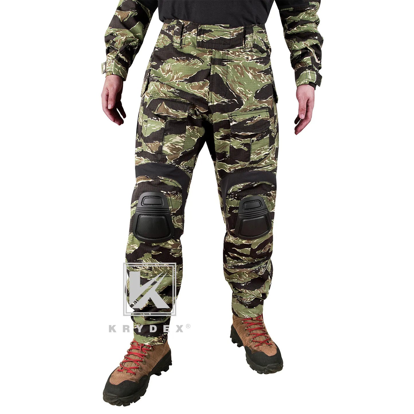 KRYDEX Tactical Camouflage Shirt and Pants Kit Combat Uniform