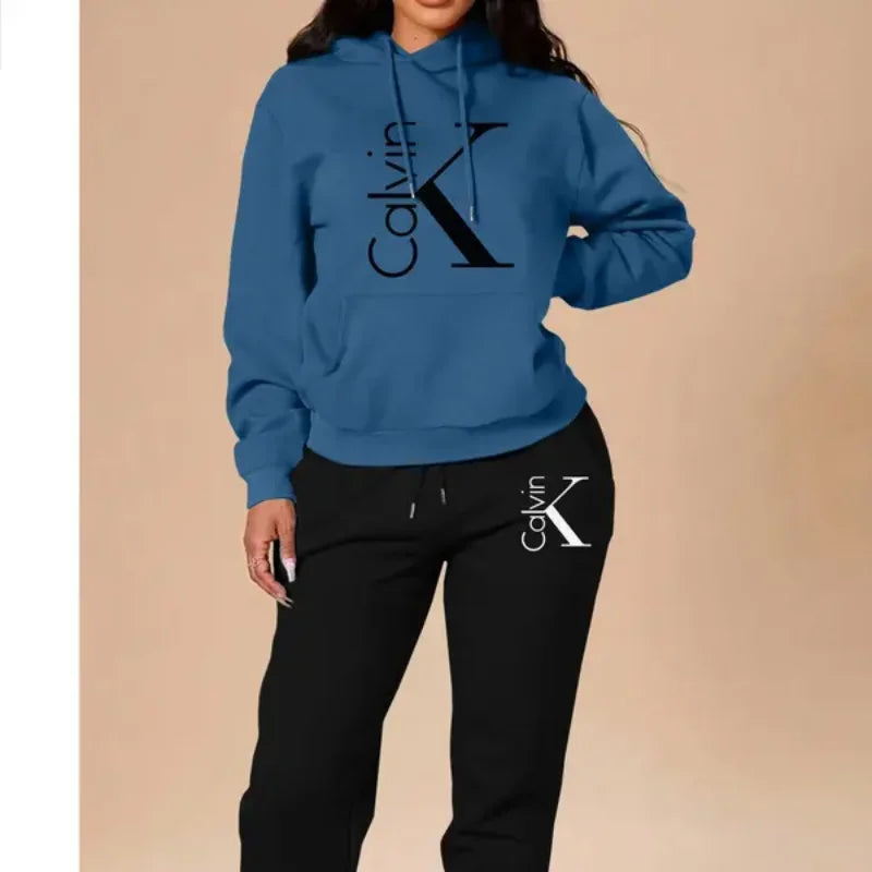 Women's Hooded Sweatshirt With Pockets Letter Print Casual Winter