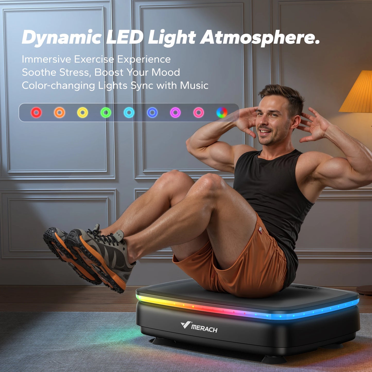 Merach Vibration Plate Exercise Machine for Comprehensive Overall Physique Regimen