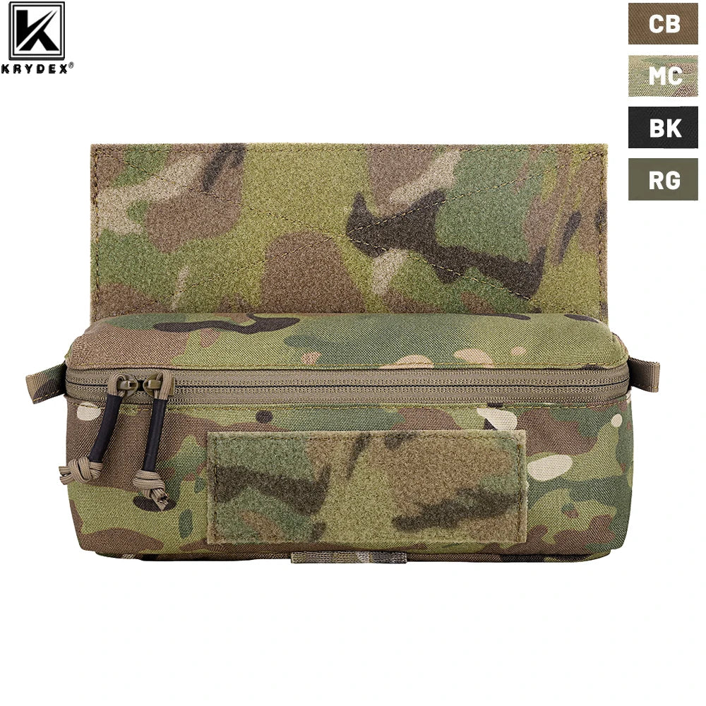 KRYDEX Tactical Vest Chest Mini Dangler Drop Pouch For JPC