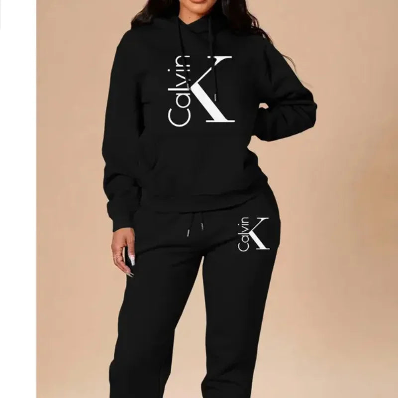 Women's Hooded Sweatshirt With Pockets Letter Print Casual Winter