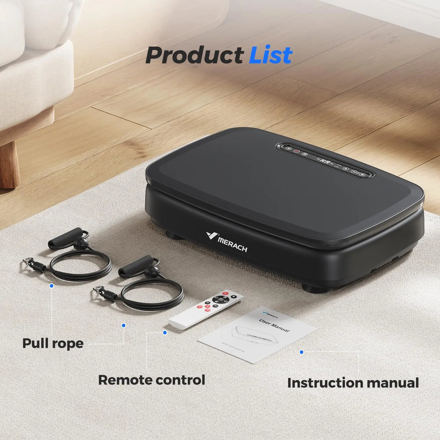 Merach Vibration Plate Exercise Machine for Comprehensive Overall Physique Regimen