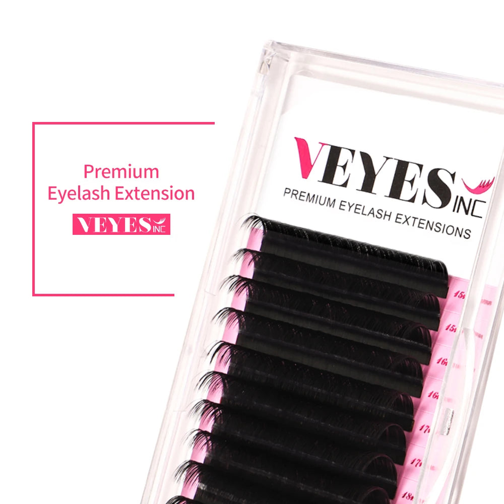 VEYES INCCN Premium Individual Eyelash Extensions Classic Natural Lashes