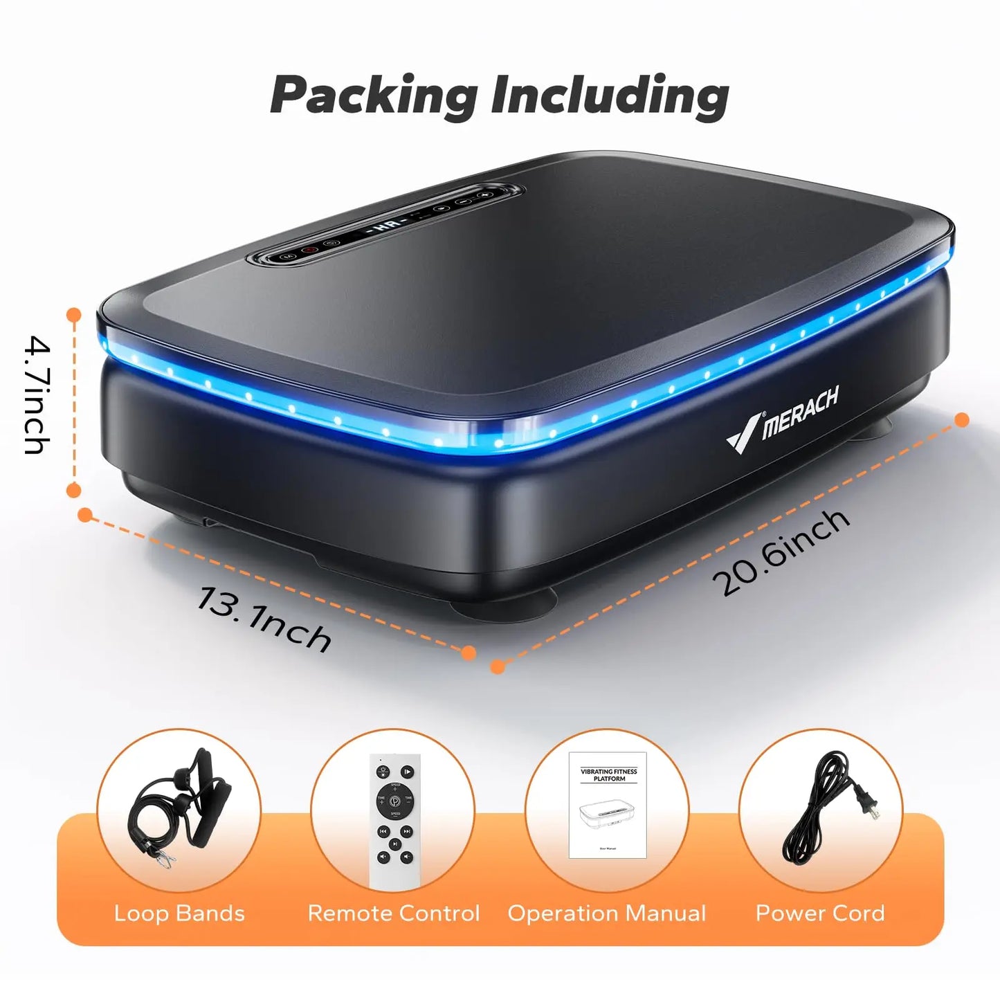 Merach Vibration Plate Exercise Machine for Comprehensive Overall Physique Regimen