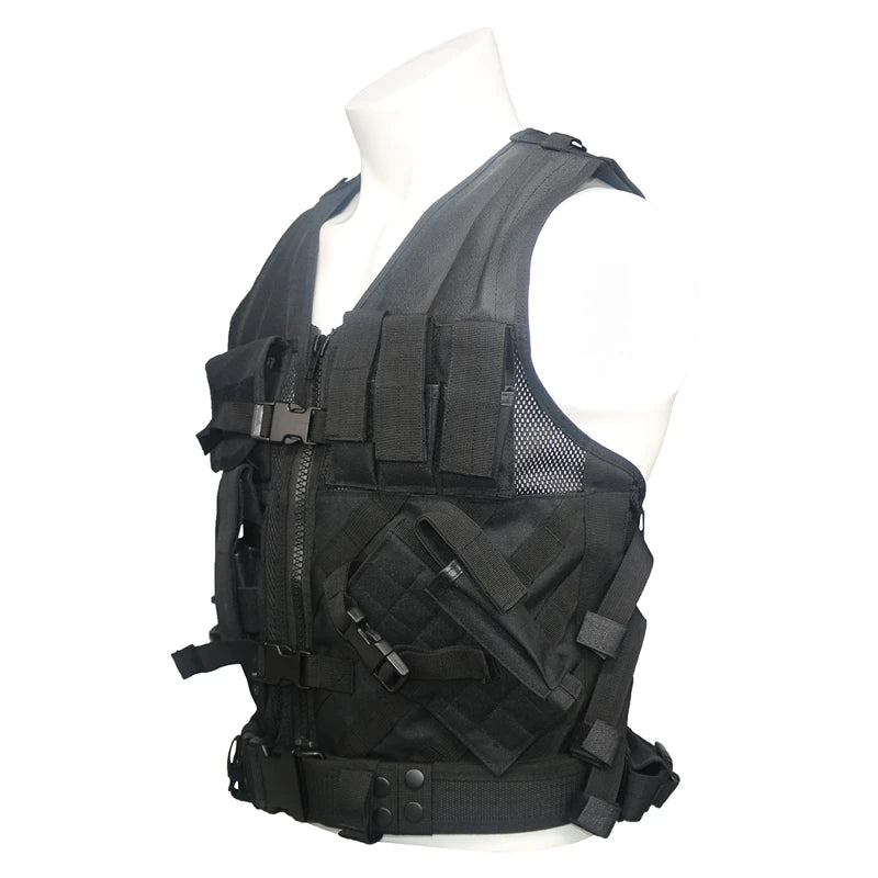 NONECN Military Tactical Vest Plate Carrier for Airsoft Paintball