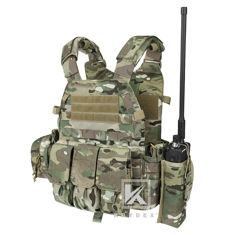 KRYDEX LBT 6094A Tactical Modular Vest Triple Mag Dump Pouch