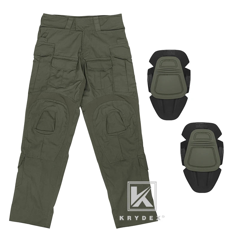 KRYDEX Tactical Camouflage Shirt and Pants Kit Combat Uniform