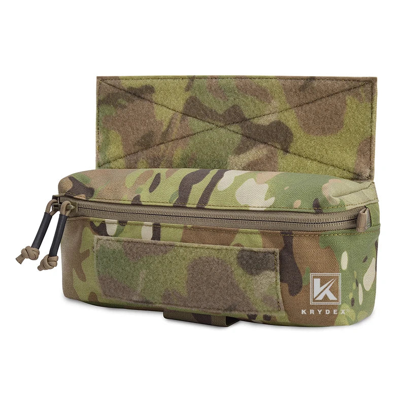 KRYDEX Tactical Vest Chest Mini Dangler Drop Pouch For JPC