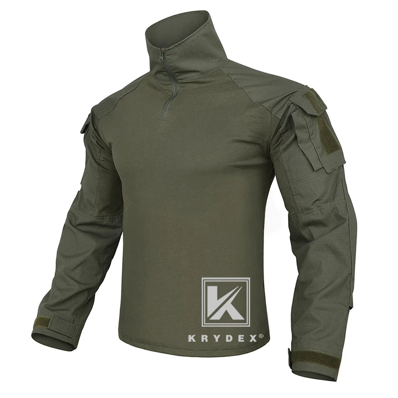KRYDEX Tactical Camouflage Shirt and Pants Kit Combat Uniform