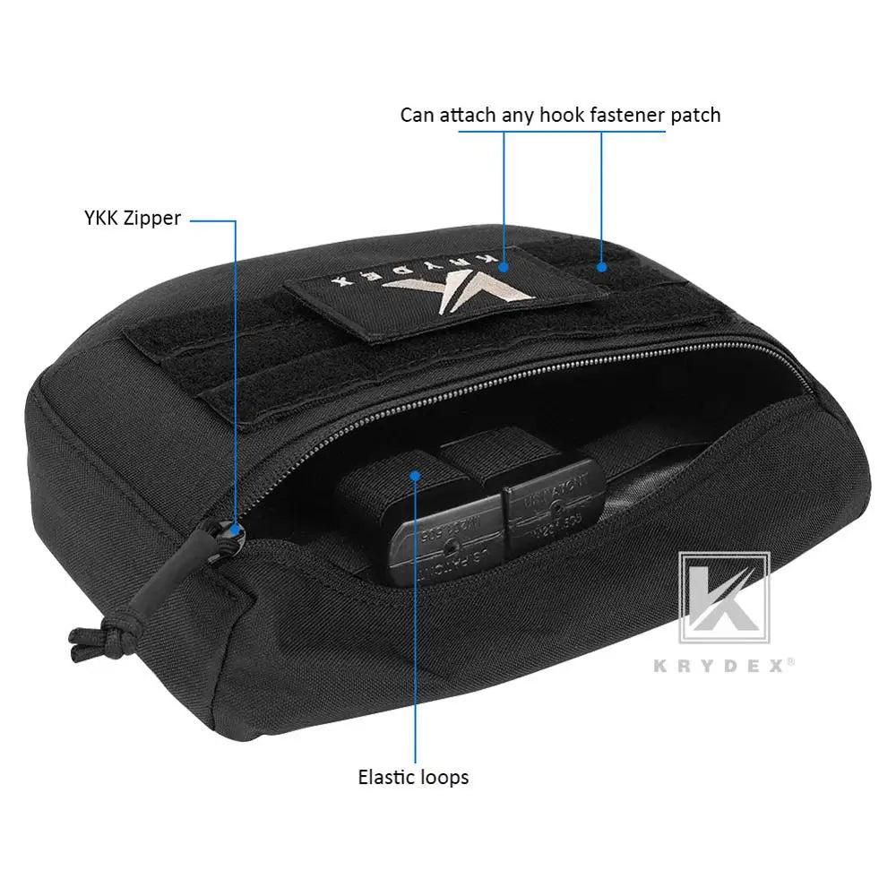 KRYDEX 500D Tactical Drop Dump Pouch Front Pocket Organizer