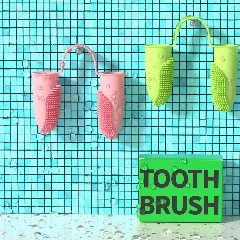 Silicone Finger Toothbrush For Dogs And Cats Pet Dental Cleaning