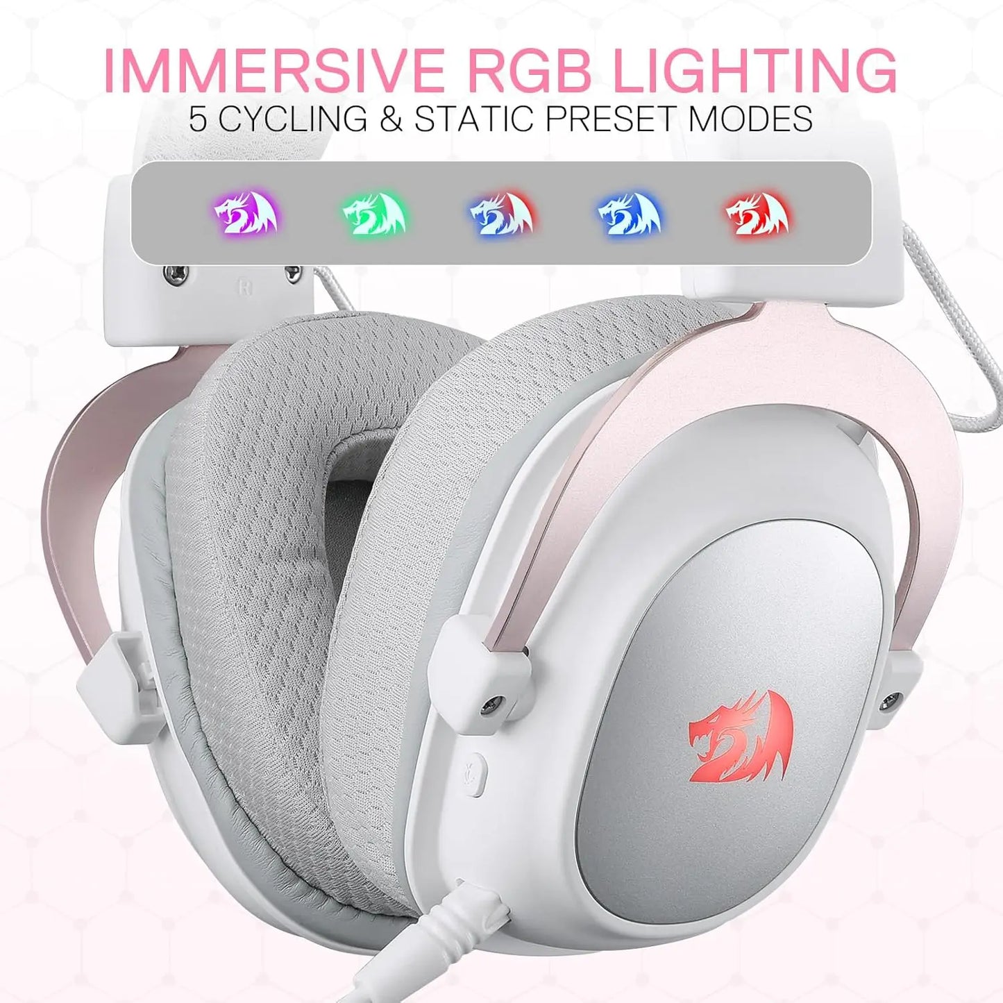 Redragon H510 Pro RGB 7.1 Surround Sound Gaming Headset