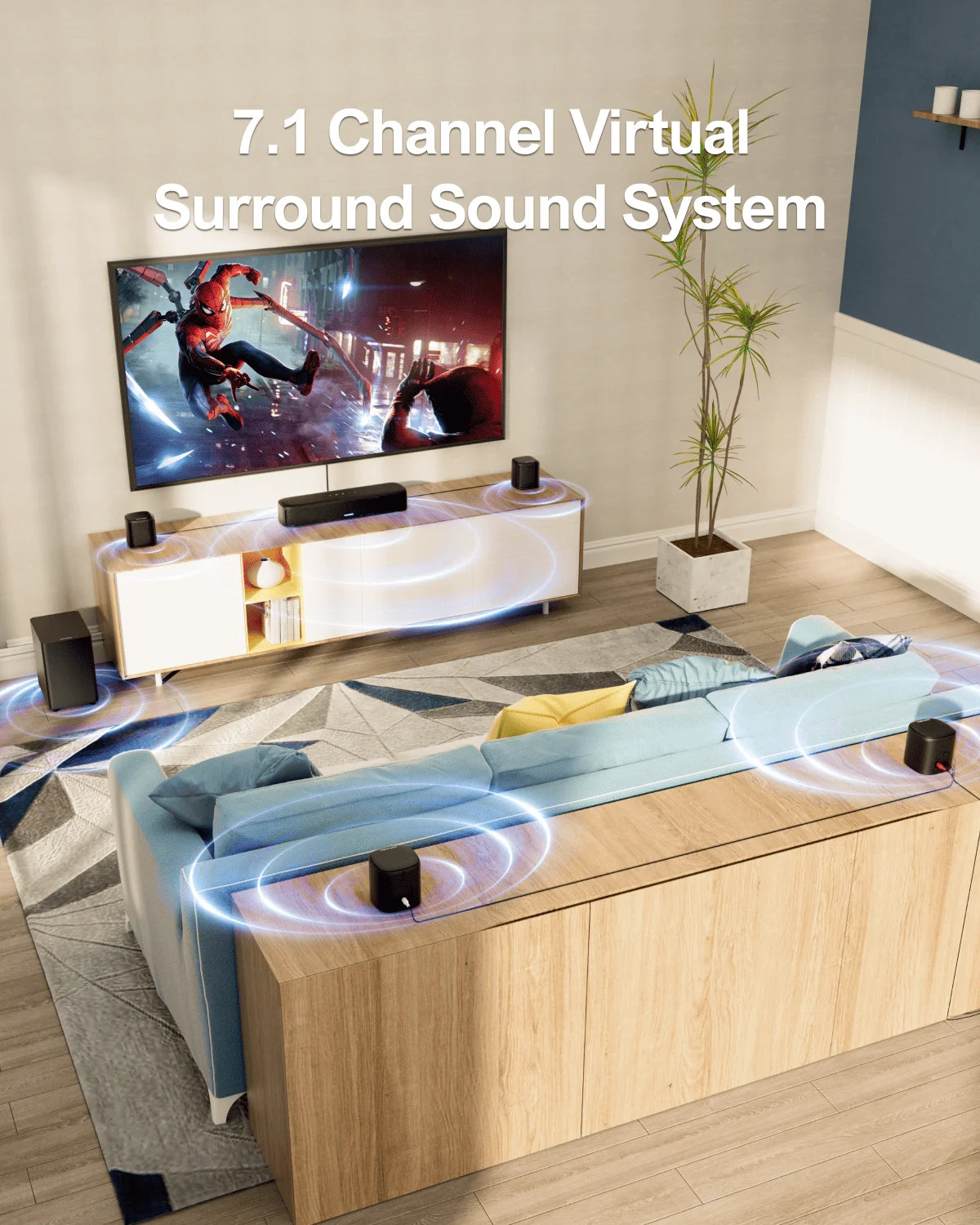 ULTIMEA 7.1 Channel Virtual Surround Soundbar Aura A40