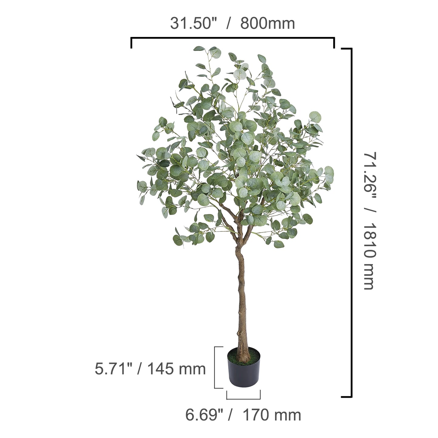 NONECN Artificial Olive Tree Indoor Faux Plant Low Maintenance
