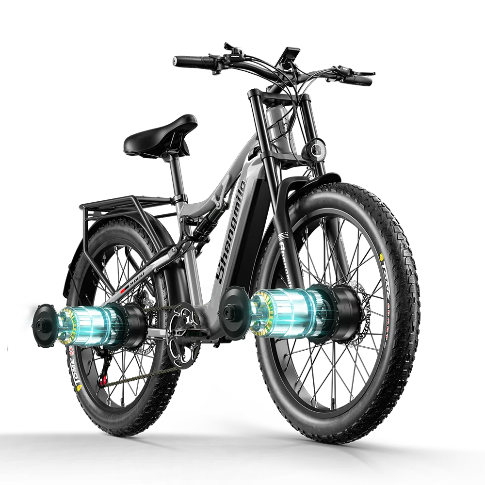 Shengmilo S600 Dual Motor 2000W Fat Tire Electric Mountain Bike