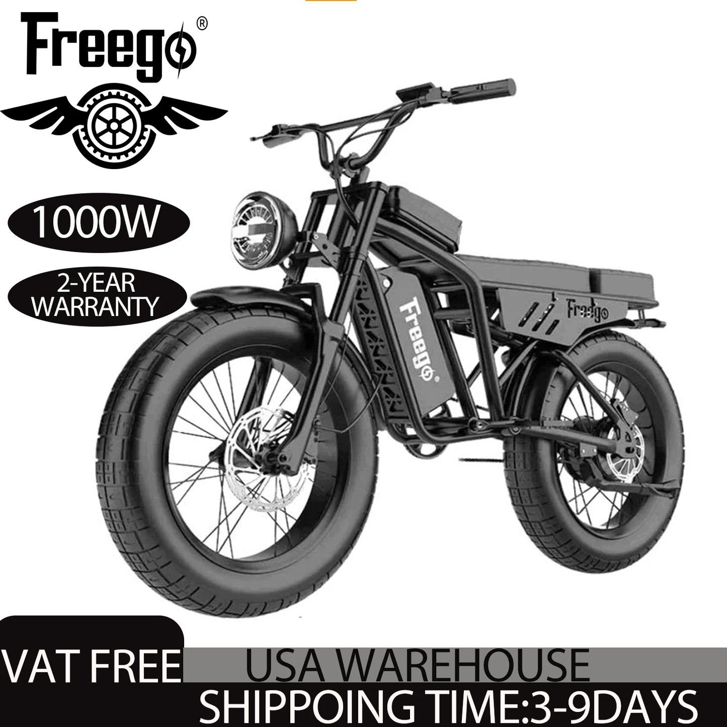Freego F0 Electric Mountain Bike 48V 12.5Ah Battery