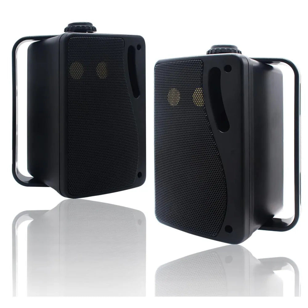 Herdio Passive Outdoor Speakers 3 Way 200W Waterproof Wall Mount