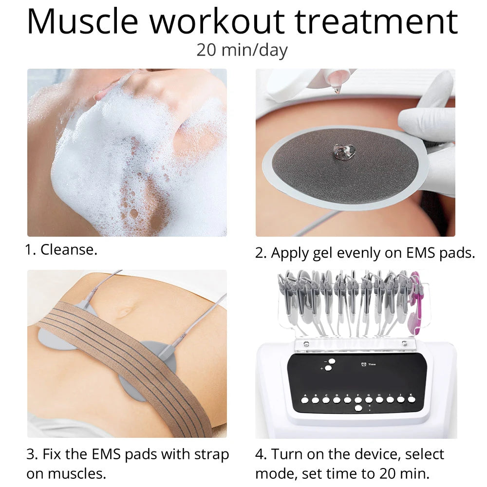 UNOISETION Breast Lift EMS Body Slimming Machine Electric Muscle Stimulator