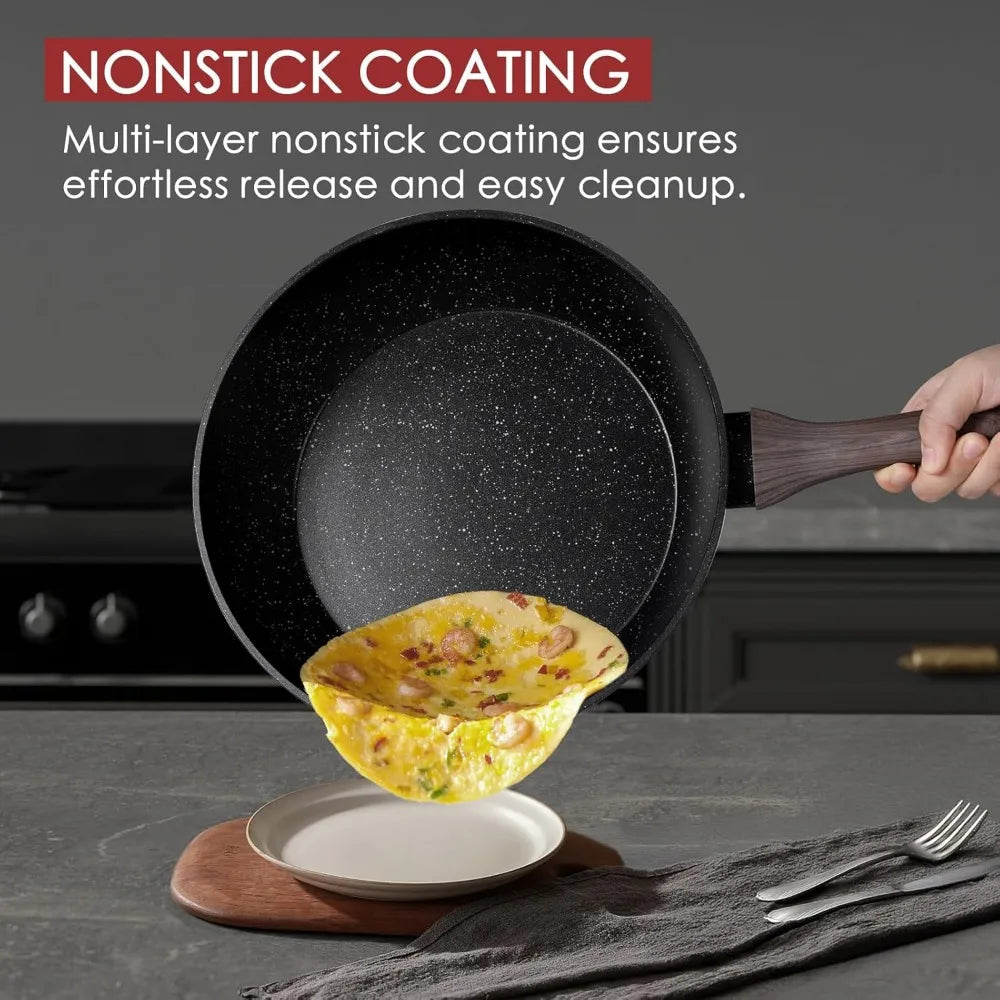 Pots and Pans Set Non Stick 31 Piece Kitchen Nonstick Cooking Cookware Sets with Grill Pan Saucepan Baking Sheet Utensil