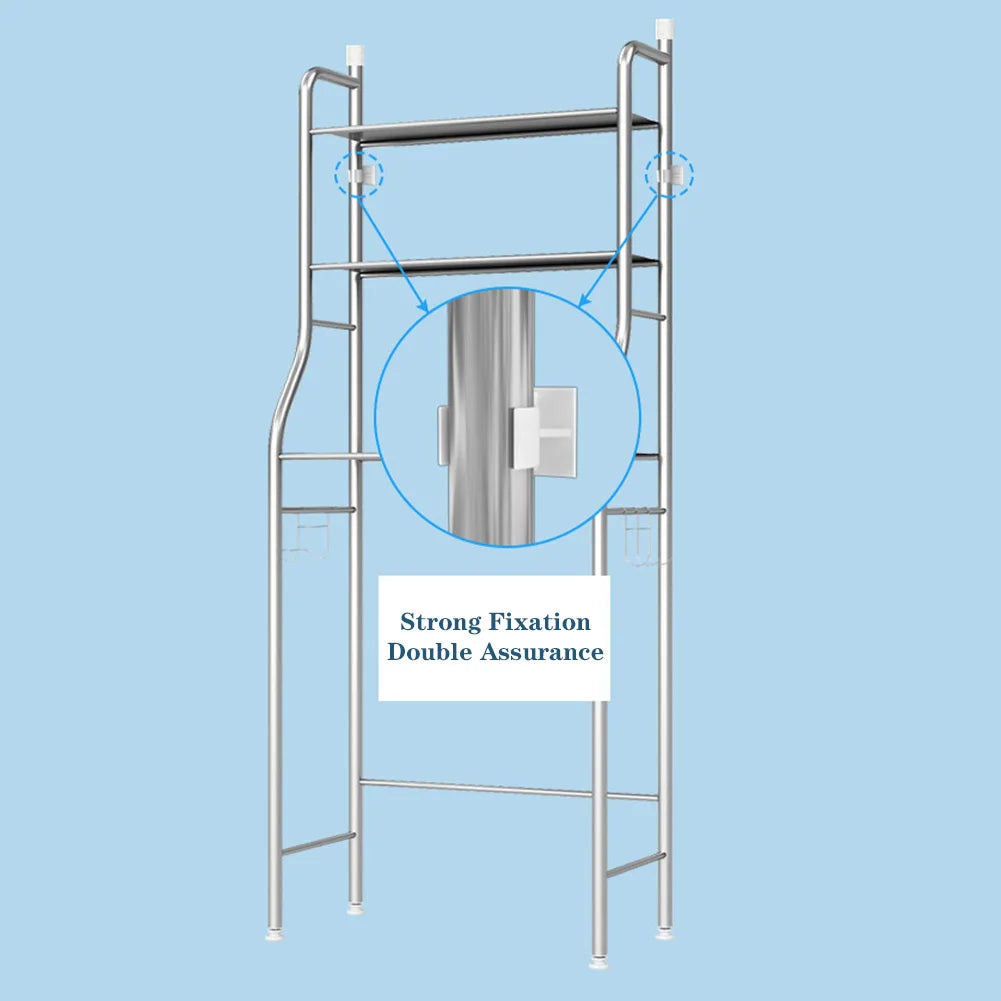 Studyset Over Toilet Storage Shelf 2 To 3 Tier Freestanding Metal Bathroom Organizer With Paper Holder