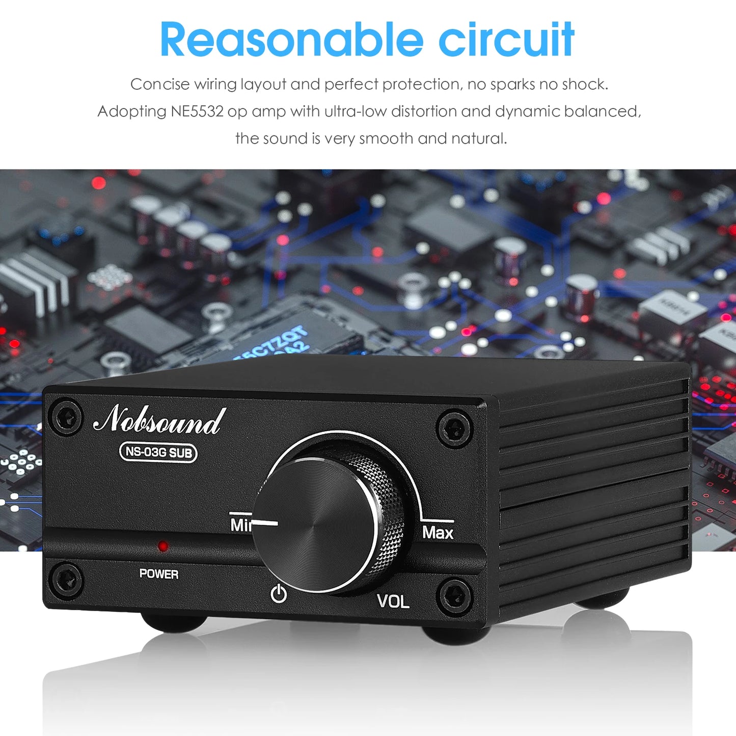 Douk Audio NS-03G Subwoofer Mono Channel Amplifier