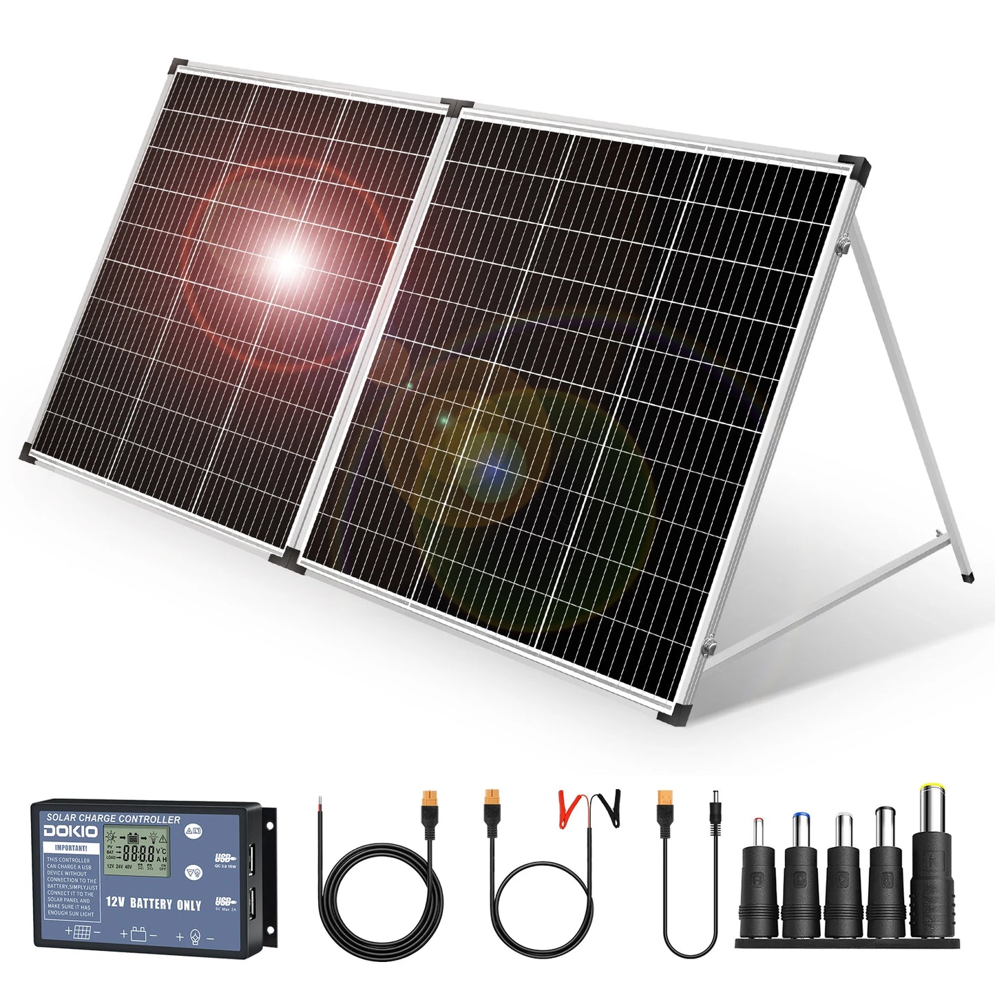 DOKIO 200W Foldable Solar Panel