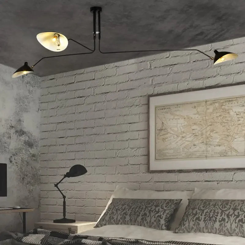 Mouille Nordic Spider Ceiling Lamp LED Iron For Home Decor Modern Living Room Ideas