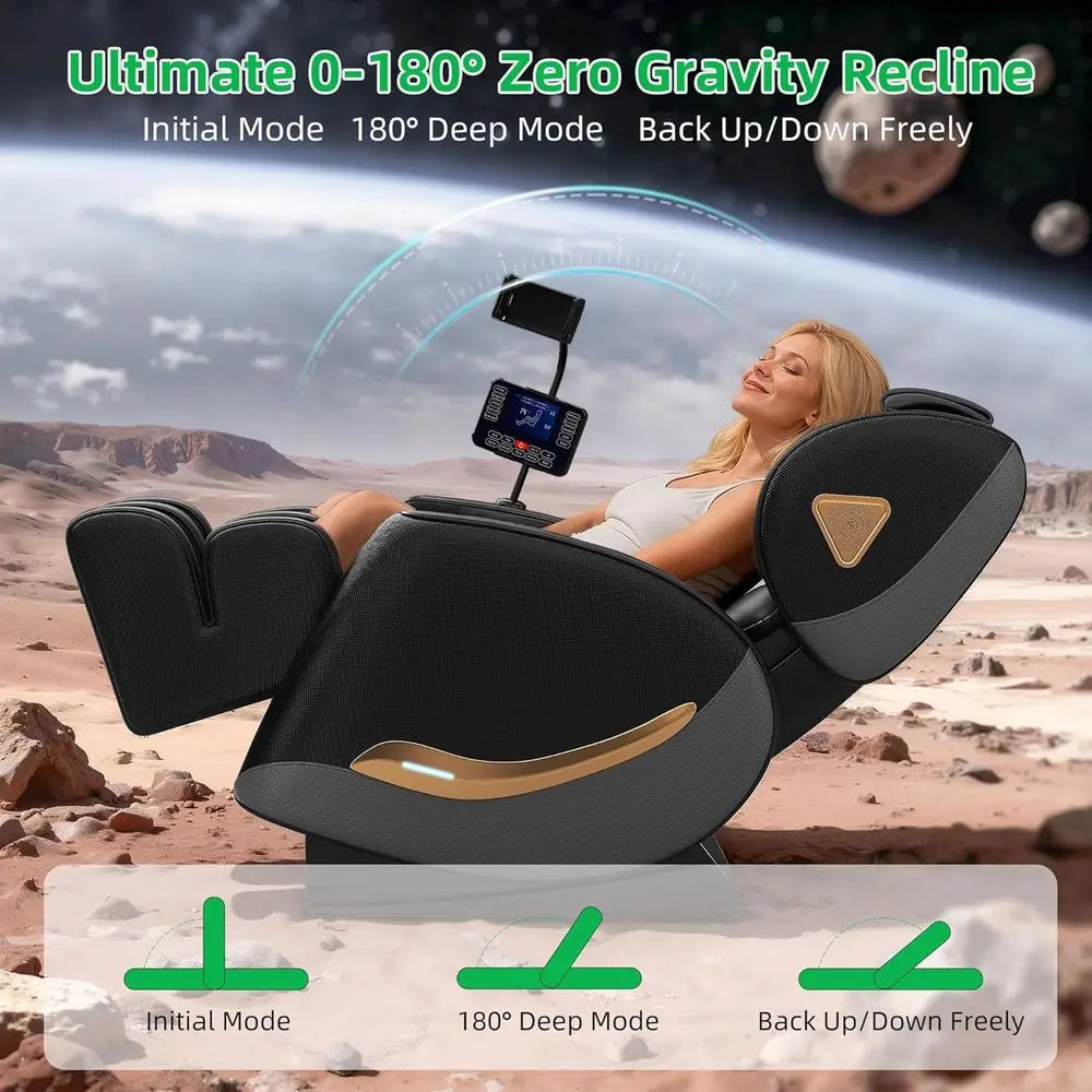 ZHUXIANG Luxury Full Body Zero Gravity Shiatsu Massage Chair