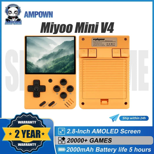 Miyoo Mini V4 Handheld Retro Game Console With Linux System IPS Display And 11000 Games