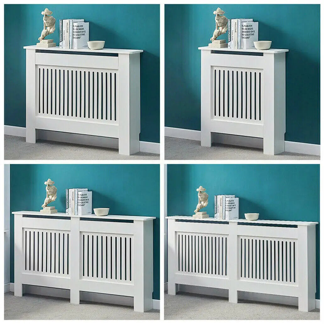 Wisfor Radiator Cover Wall Cabinet MDF Modern Wood Grill Cover