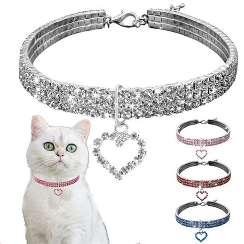 CN Bling Rhinestone Dog Collar With Jeweled Design