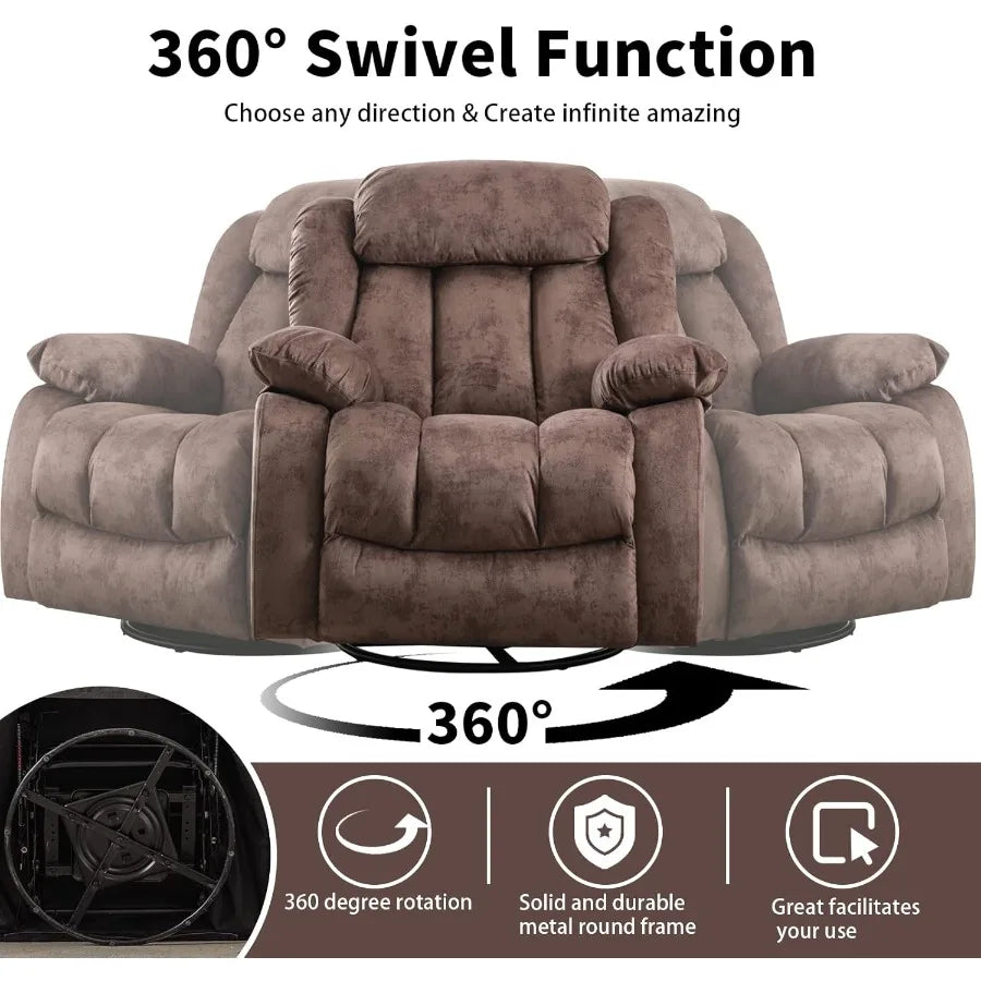 Heavy Duty Reclining Chair With Heat And Vibration